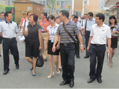 中央外宣办七局宣传处有关领导莅临华居物业住保项目参观考察